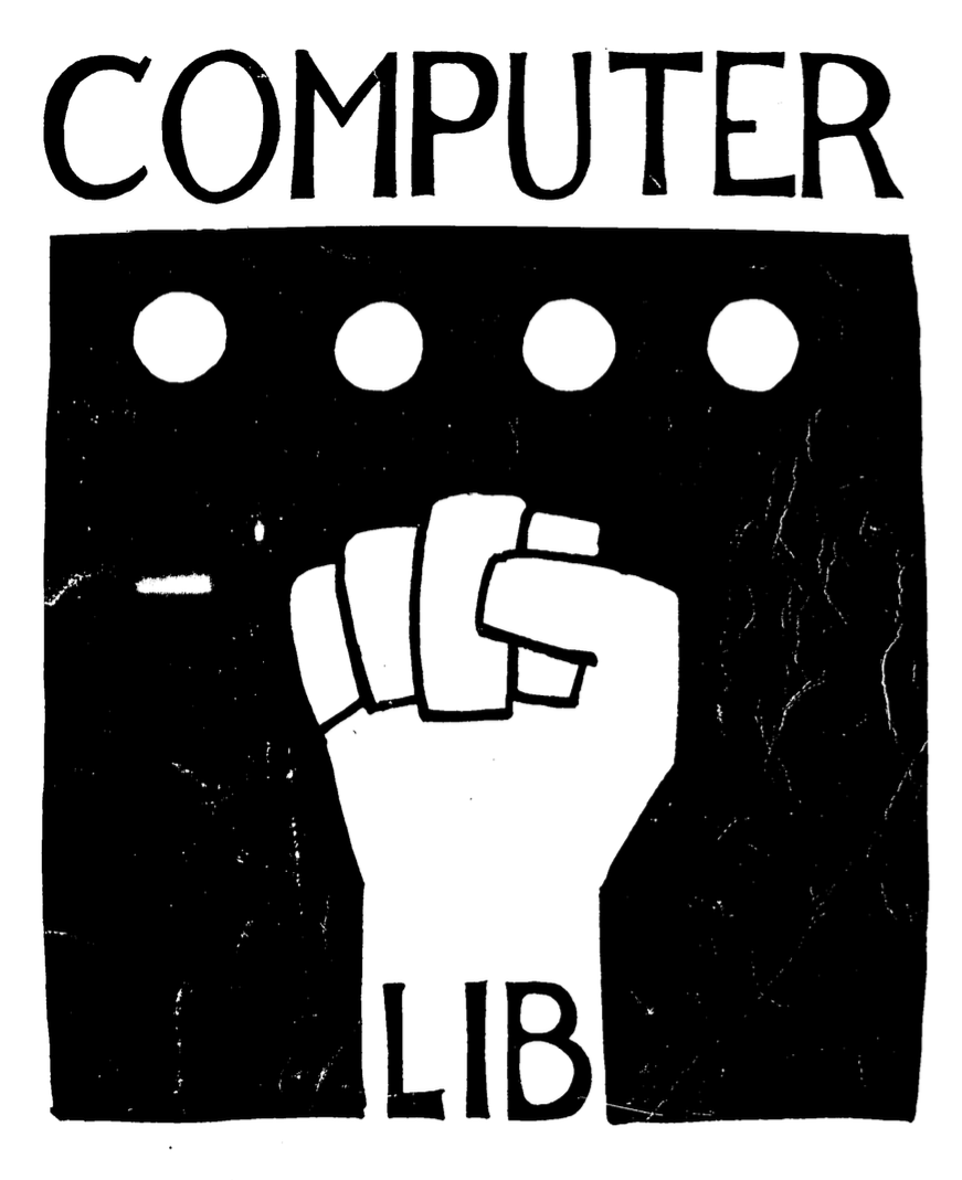 The front cover of Computer Lib